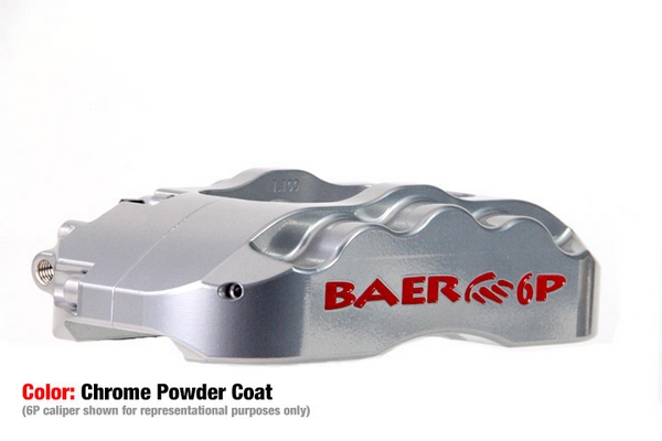 13" Front Pro+ Brake System - Chrome Powder Coat